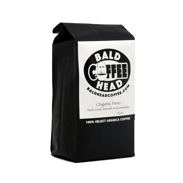 Organic Peru Dark Roast 12 ounce Whole Bean / Ground