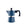 Load image into Gallery viewer, Stovetop Espresso Moka Coffee Maker: Milano - Blue 3 cup