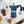 Load image into Gallery viewer, Stovetop Espresso Moka Coffee Maker: Milano - Blue 3 cup