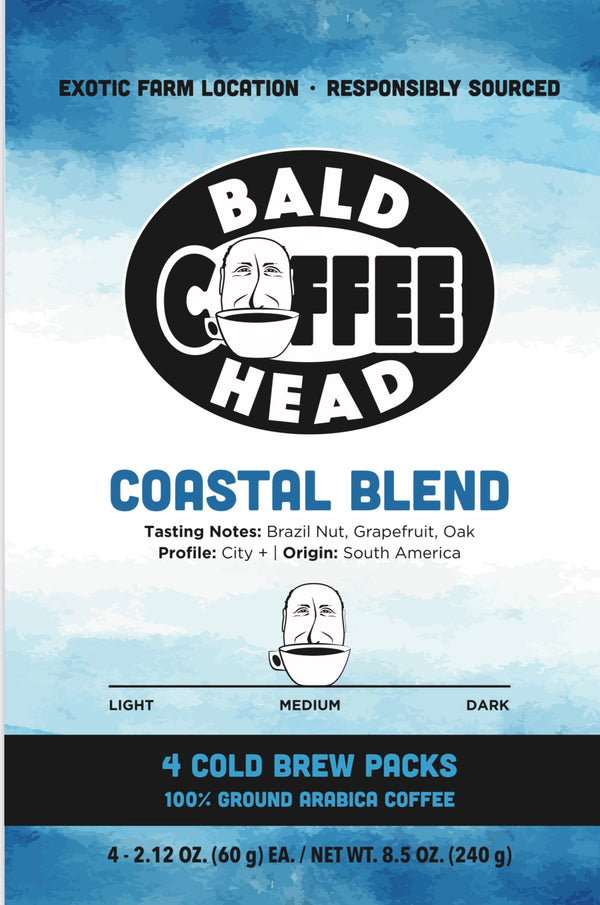 Cold Brew Pitcher Packs by Bald Head Coffee® new 4 pack