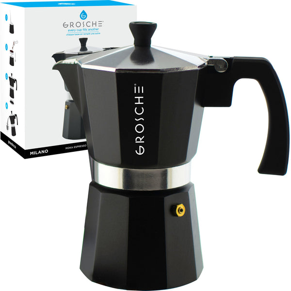 3-Cup Moka Pot Stovetop Espresso Maker | EspressoWorks