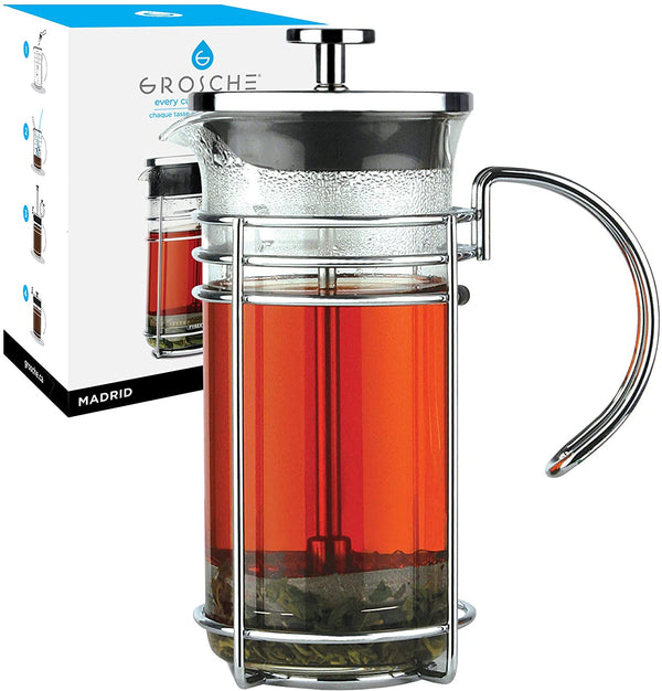 Grosche French Press - Madrid - 350ml/11.8 fl. oz/1-2 cup