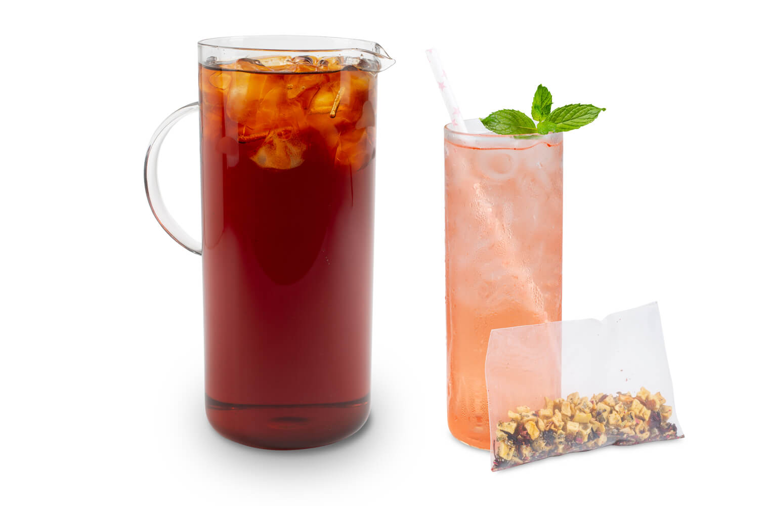 Dragon Fruit Herbal Iced Tea Pitcher packs