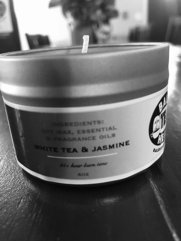 White Tea & Jasmine scented Candle