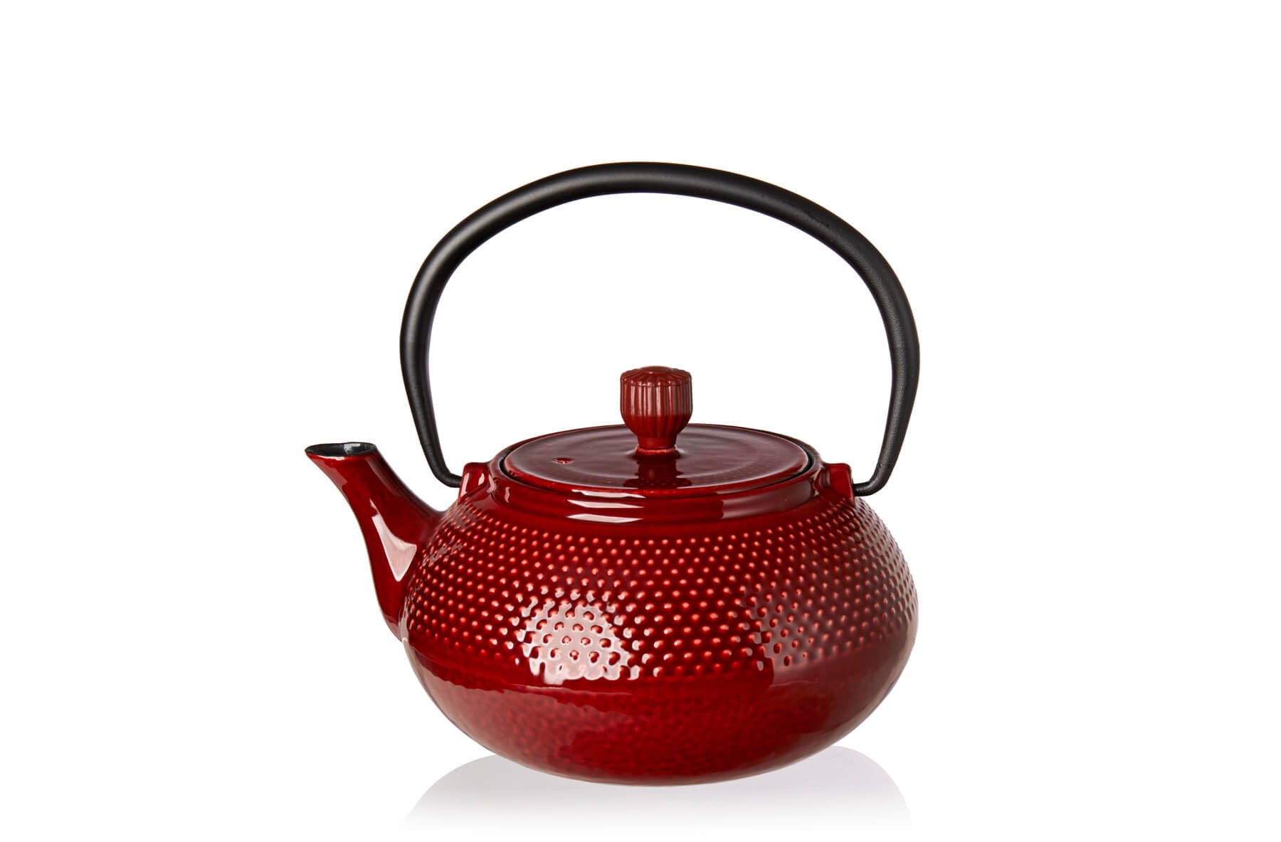 Tetsubin Wine 20 ounce Cast Iron Tea Pot Bald Head Coffee