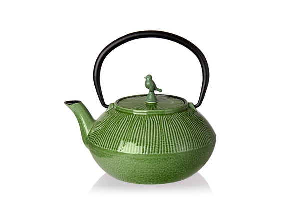 Cast Iron Pine Green Tea Pot 30 ounce